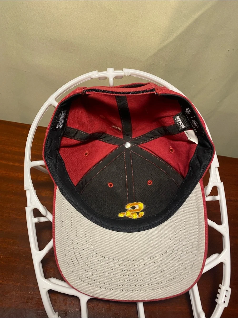 SC  Team Trojan  Kids 47 Brand Cardinal Red /Gold Strapback Cap O/S NWT